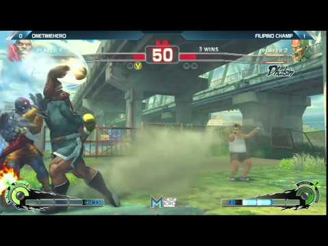 USF4: Filipino Champ vs OneTimeHero - Alpha Clash XIII