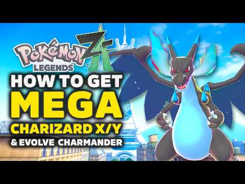 Pokemon Legends Z-A - How To Get Charmander & Mega Charizard X/Y  | Charizard Location Guide
