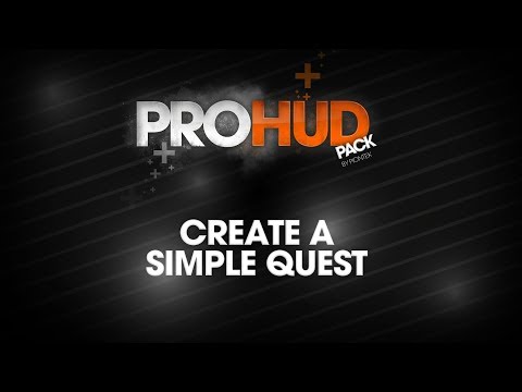 ProHUD V1 / Create a simple quest using Pro HUD Pack