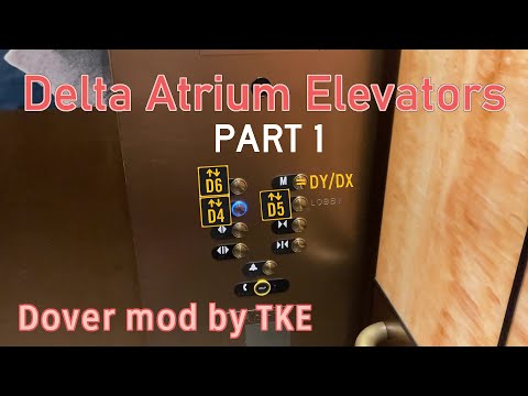 ThyssenKrupp Delta Atrium Elevators D4 thru D7 - PART 1 - Gaylord Opryland Hotel - Nashville, TN