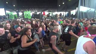 Attila!!!  ALL HAIL ROCK AND ROLL!!! warped tour darien center 7/13 CIRCLE PIT!!!!