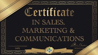 Certificate in Sales, Marketing & Communication