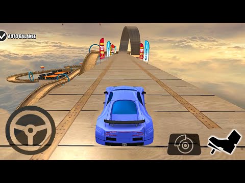 Impossible Stunt Car Tracks 3D - Huge Update Blue Car Driving Stunts #40 - Android Gameplay [HD]