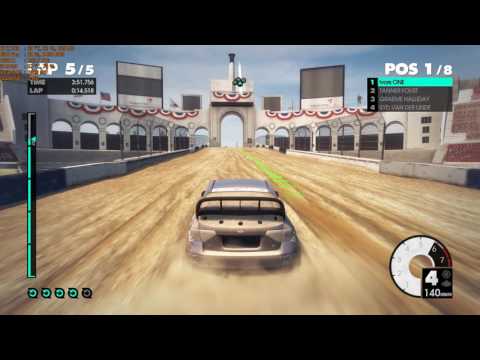 Dirt 3 Walkthrough Part 101 - "Rally Cross World Tour: RallyX L.A. Coliseum" [1080p60]