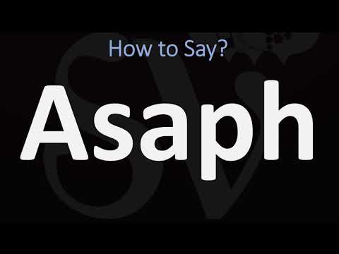 How to Pronounce Asaph? (CORRECTLY)