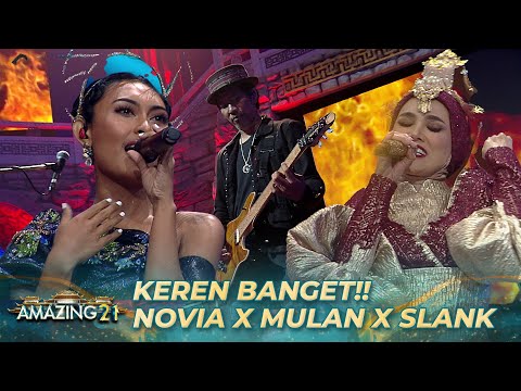 SLANK X MULAN JAMEELA X NOVIA BACHMID - Kupu Biru | AMAZING 21 GTV 2023