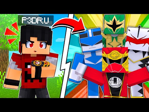 VIRAMOS OS POWER RANGERS NO MINECRAFT! *incrível* ‹‹ P3DRU ››
