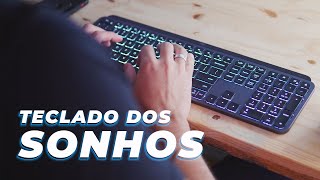 O Teclado MAIS PREMIUM da LOGITECH - MX KEYS REVIEW - Bluetooth, Sem fio, Wireless
