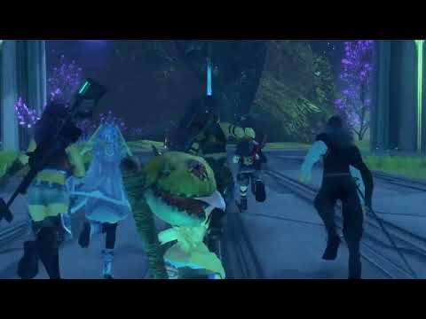 Xenoblade Chronicles Cutscene 105- Fighting the Ancient Creatures (Chapter 9)