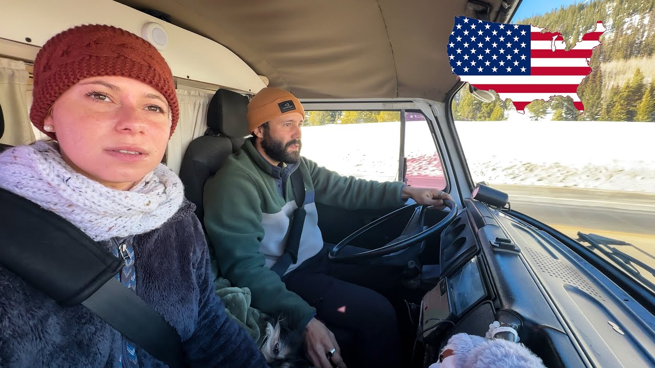 Driving through the incredible (and cold) landscapes of Colorado