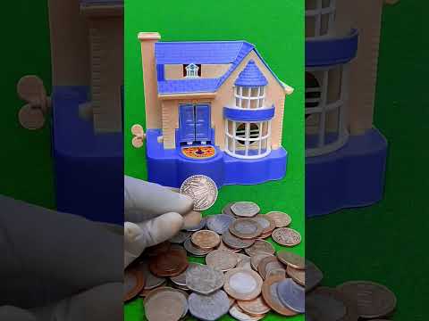 One rupee coin collect review Dog House & the kitchen bank box (SC-20) #coins #viralvideos #shorts