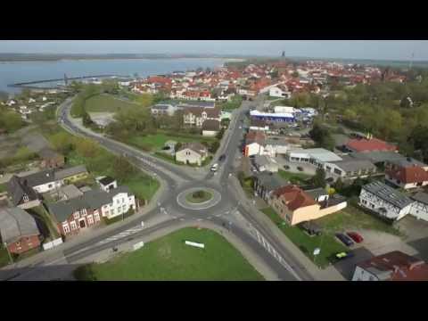 Stadtansicht Ribnitz-Damgarten -Kopterflug 4