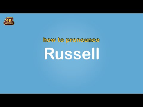 how to pronounce Russell 【Name】