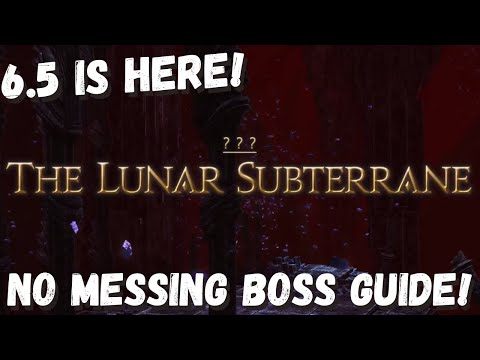 The Lunar Subterrane Dungeon Guide || BOSS GUIDE || FFXIV Patch 6.5 || ENDWALKER