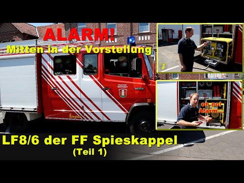 ALARM in Vorstellung: KOMPLETT NEU! Das LF8/6 der FF Spieskappel