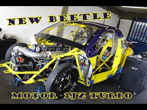 A volta do New Beetle do Portuga - 22° Festival Força Livre de Arrancada