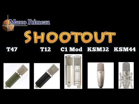 LDC Mic Shootout - ISA, T47, T12, C1 Mod, KSM32, KSM44