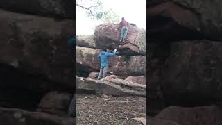 Video thumbnail of De subito plaf, 6a. Albarracín