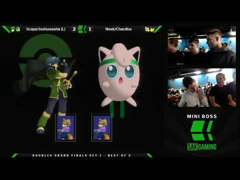 Mini Boss 4 Doubles Grand Finals - Scape/Joshuwasha (Green) vs Neek/Chardlos (Blue)
