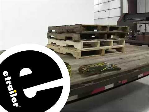 etrailer | Checking Out the Erickson Ratchet Tie-Down Strap w/ Flat Hooks