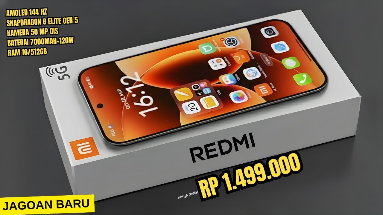 MURAH GAK NGOTAK‼️RAM 16/512GB, 7000MAH - HP XIAOMI TERBARU DESEMBER 2025