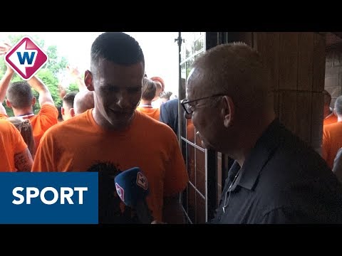 Ricardo Kieboom overnacht in Katwijk na kampioensfeestje: 'Ik ga vanavond niet meer naar huis'