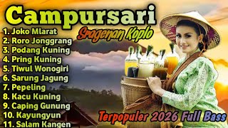 Download lagu TERBARU‼️ CAMPURSARI SRAGENAN KOPLO GAYENG || COKEK SRAGENAN BASS GLERR  mp3