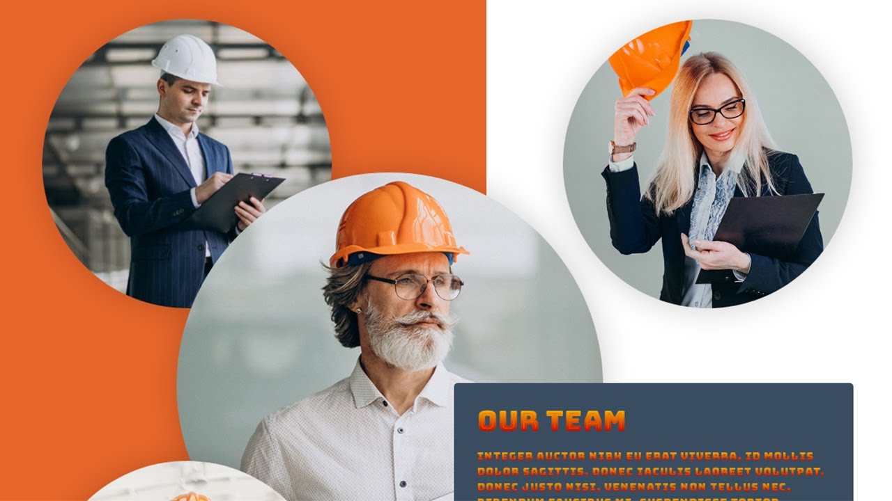 Our Team Design Using HTML And CSS || HTML Tutorial || CSS Tutorial || Responsive Web Design || JS