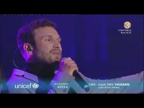 Vaidas ir Monika - Dviese 2017-10-14 TV3 UNICEF šou "Už kiekvieną vaiką"