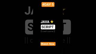 Java Script Full Course 🚀 #day5