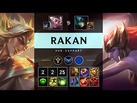 Rakan Support vs Nami - EUW Diamond Patch 25.06