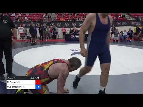 88 Kg Round 5 - Christopher Boeger, Las Vegas Wrestling Club Vs Wilhelm Schroeder, Chicago Wrestli