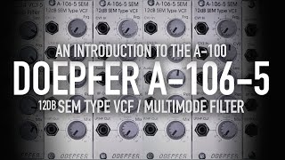 Video thumbnail for Doepfer A-106-5 SEM Type Filter by Detroit-Berlin