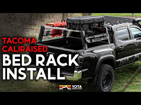 Tacoma CaliRaised Bed Rack Install And Overview