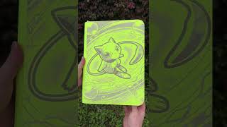 New Mew design on the new Neon Yellow binder from Vault X.😍😍#pokemon #pokemoncollector