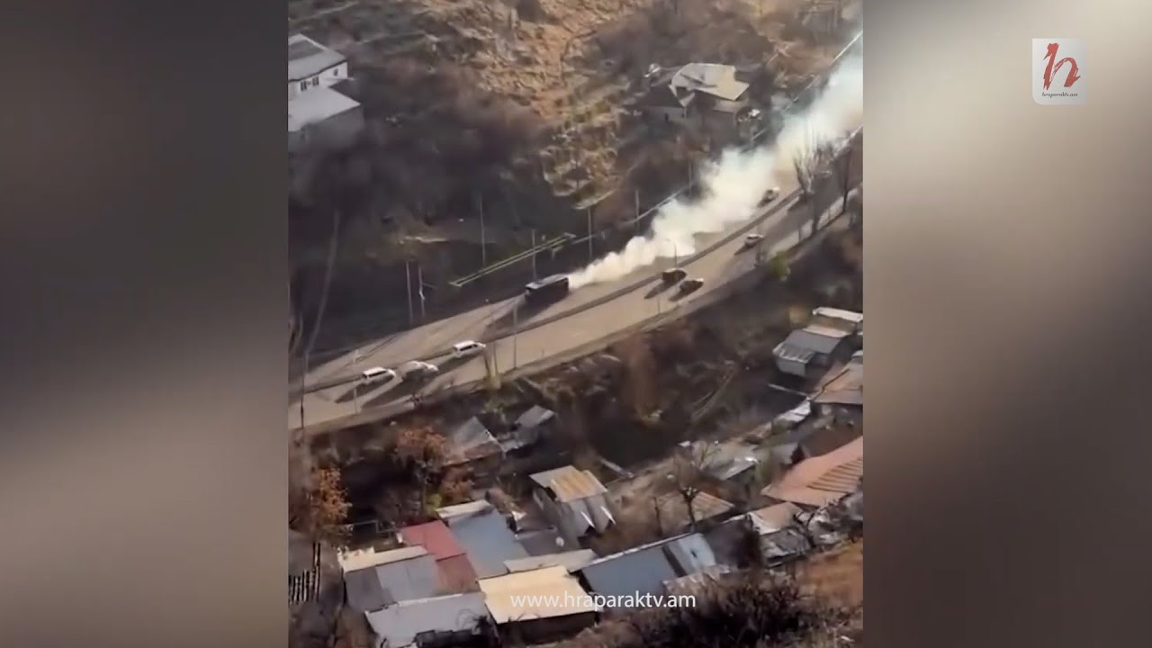 Ծխարձակող ավտոբուս Երևանում