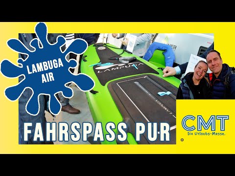 FAHRSPASS PUR 💯 LAMBUGA Air • Elektronisches Surfbrett • Aufblasbares Jetboard • CMT 2023