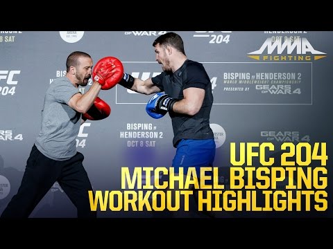 UFC 204: Michael Bisping Workout Highlights