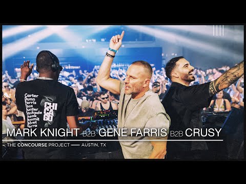 Mark Knight B2B Gene Farris B2B Crusy at The Concourse Project | 360° Full Set (19 Jul 2024)