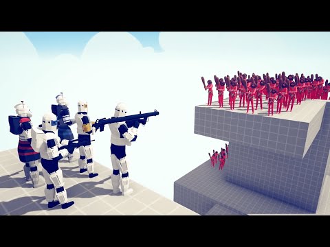 THE STAR WARS SOLDIERS vs 100x UNITS 🔥  Totally Accurate Battle Simulator TABS