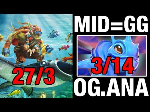 OG.ANA MID = GG - Batrider WITH 27 KILLS - Dota 2