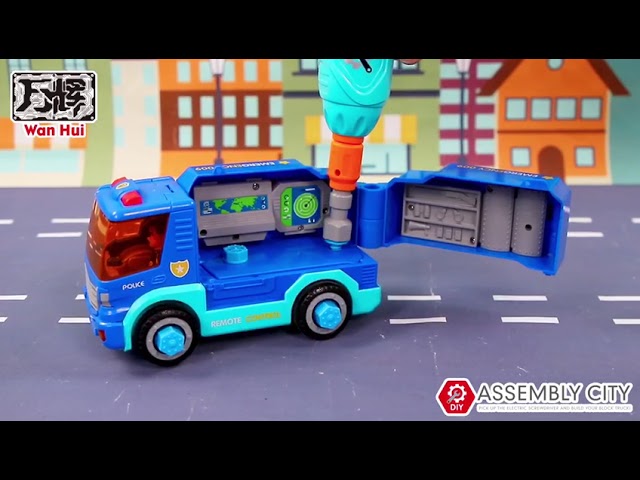 Игрушка эвакуатор Lanson Toys р/у с шуруповертом - видео Игрушка эвакуатор Lanson Toys р/у с шуруповертом - видео