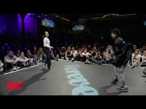 Alesya vs Masumi - 1ST ROUND BATTLES House Dance Forever 2017