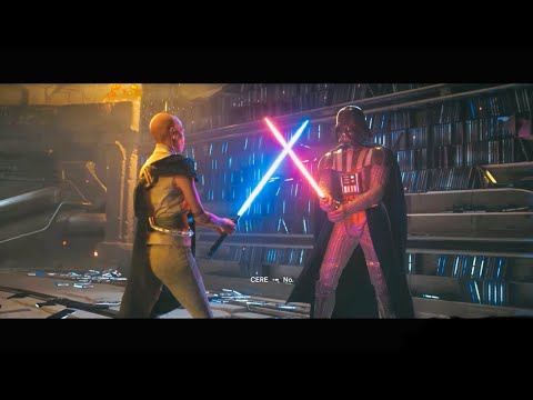 Star Wars Jedi Survivor - CERE VS Darth Vader-Boss Fight (4k 60 FPS)