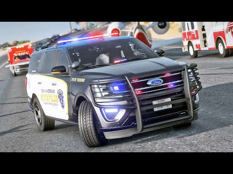 Emergency Landing On Highway | GTA 5 LSPDFR