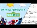 Violin Sesame Street Theme Song Sheet Music Chords Vocals