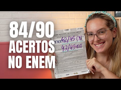 ESTRATÉGIA DE PROVA PARA O SEGUNDO DIA DO ENEM (93% DE ACERTOS)