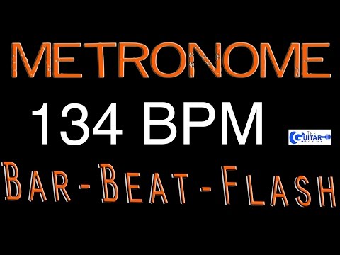 134 BPM FREE Metronome Best Free Online Metronome  Beats Per Minute Counter Flash Drummers Metronome