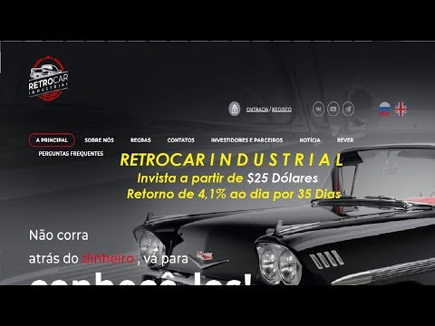 RETROCAR INDUSTRIAL - 4.1% AO DIA POR 35 DIAS+ PROVA DE PAGAMENTO $5.25