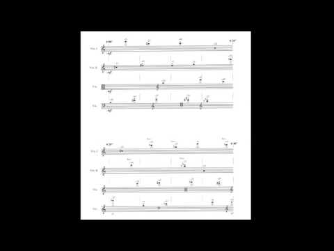 James Tenney - Arbor Vitae (w/ score) (for string quartet) (2006)